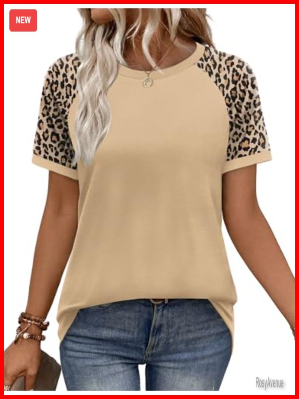 Womens Summer Tops Short Sleeve Raglan T-Shirt Casual Vacation Beach Tee
